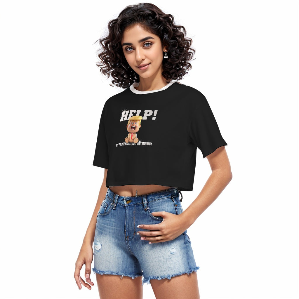 Help. It's a crop top shirt.